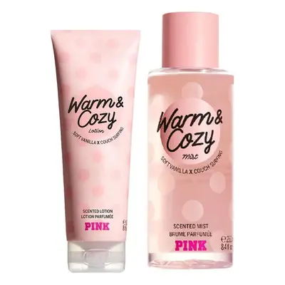 Victoria Secret Warm and Cozy Women's Body Mist 250ml and Lotion 236ml