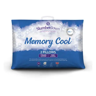 (Firm Pillow, Pack) Slumberdown Memory Cool Pillow UK Made