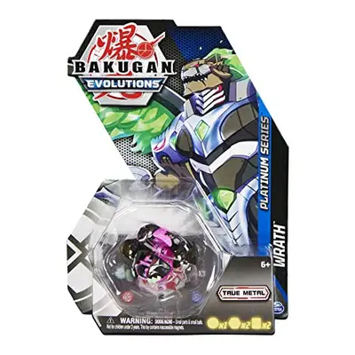 6064787 Evolutions, Wrath, Platinum Series True Metal, BakuCores and Character Card, Children's 