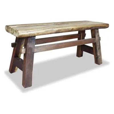 vidaXL Bench Entryway Dining Bench Hallway Bench Seat Mixed Recycled Wood