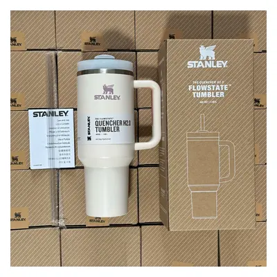 (Cream) Stanley Quencher H2.0 Companion Cup 40oz Cup