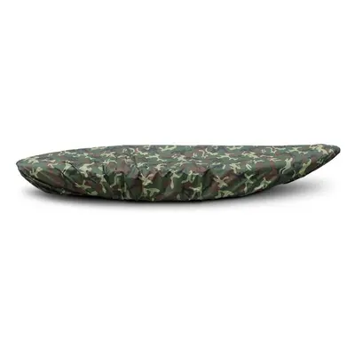 (Camouflage 5.0m) Professional Universal Kayak Cover Canoe Boat Waterproof Uv Resistant Dust Sto