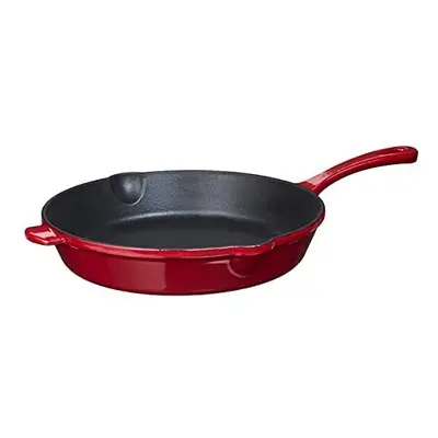 Cuisinart Chef's Classic Enameled Cast Iron 10-Inch Round Fry Pan, Cardinal Red