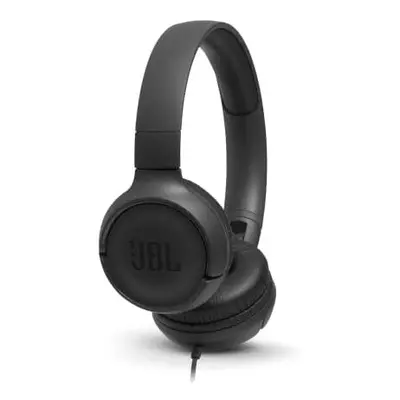 JBL Tune On-Ear Lightweight Foldable Headphones with Pure Bass Sound, 1-Button Remote with Built