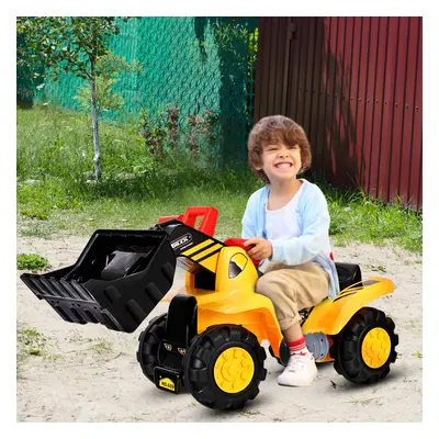 Kids Ride-on Bulldozer Toy Toddler Pretend Play Construction Truck