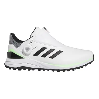 (UK 10.5 - Wide, FTW White/Black) adidas Golf Mens Solar Motion Boa Waterproof Lightweight Golf 