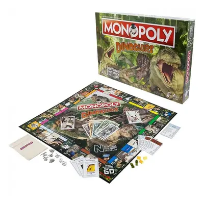 Monopoly Dinosaurs Game â Player Family Board Games â Learn With Fun â Easy To Play Dinosa