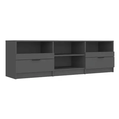 (black) vidaXL TV Cabinet Engineered Wood Entertainment Centre Furniture Multi Colours