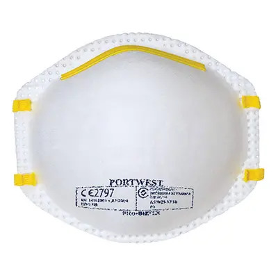 1 Pack of 20x FFP1 Dust Mist Respirator Face Mask - White