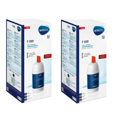 2 x BRITA P1000 Tap Water Filter Refill Replacement Kitchen Cartridge