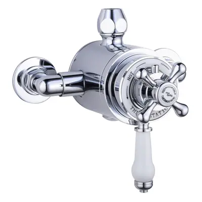 Traditional Victorian Thermostatic Exposed Shower Valve Outlet