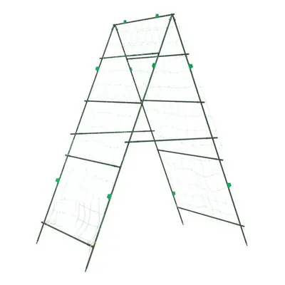 (1 pcs) vidaXL Garden Trellises for Climbing Plants Stand Plant Support A-Frame Steel