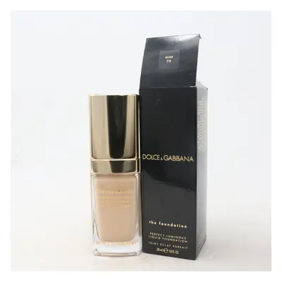 (78 Beige) Dolce & Gabbana Perfect Luminous Liquid Foundation 1.0oz/30ml New With Box