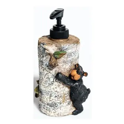 WD Willie Black Bear Liquid Soap Dispenser 7""