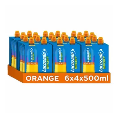 (Lucozade *SPORT Orange 24x500ml) Wholesale Drinks, Bulk Cases of Soft Drinks, Monster, Fanta, C