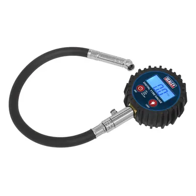 Sealey Digital Tyre Pressure Gauge with Push-On Connector TST002