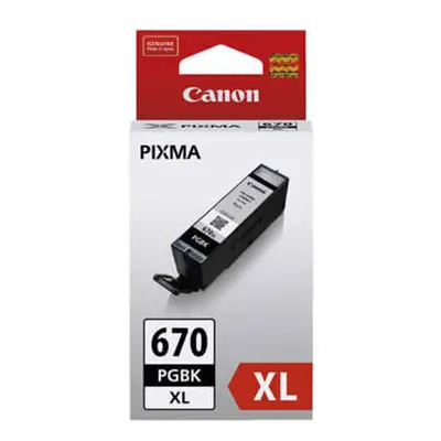 Canon Inkjet Cartridge (Black) (PGI670XL)