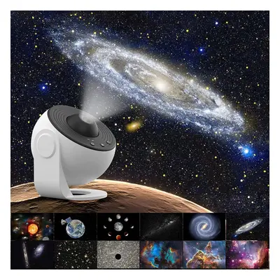 LED Night Light Galaxy Projector Starry Sky Projector Rotate Planetarium Night Lamp For Room Dec