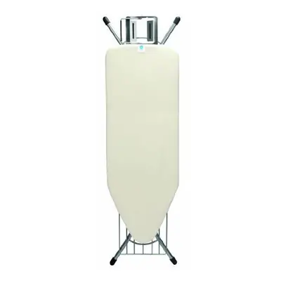 Brabantia Solid Steam Rest Ironing Board, Size C (49x18 in), Ecru