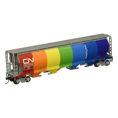 Bachmann Trains - Canadian Bay Cylindrical Grain Hopper - Canadian National Demonstrator - HO Sc