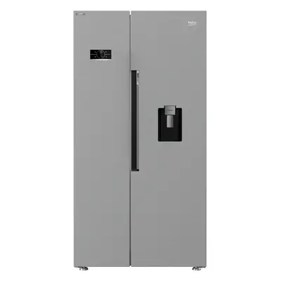 Beko HarvestFresh American Fridge Freezer - Stainless Steel Effect - E Rated