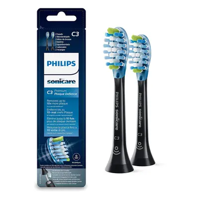 Philips Sonicare Premium Plaque Defence Black BrushSync Heads (Compatible with all Philips Sonic