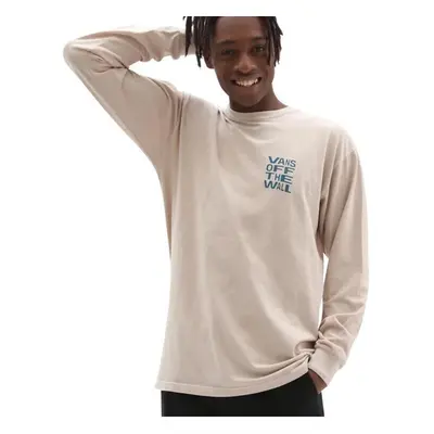 (M) Vans Mens Have A Trip Long Sleeve T-shirt Top - Oatmeal