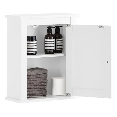 SoBuyÂ® FRG203-W, Wall Mounted Single Door Bathroom Cabinet, 40x18x49cm