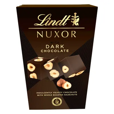 LINDT Nuxor Dark Chocolate 150g (Pack of 8)