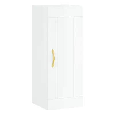 (high gloss white) vidaXL Wall Mounted Cabinet Storage Cabinet Wall Cupboard Engineered Wood