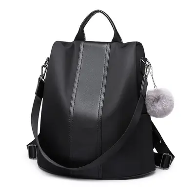 (Black 1903) Faux Leather Women's Fashion Backpack