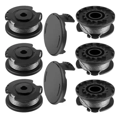 8 Pieces F016800569 Strimmer Spool and Wire Compatible with Bosch EasyGrassCut Replacement, F016