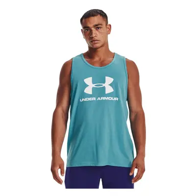 Under Armour Mens Standard Sportstyle Logo Tank (433) glacier BlueWhi