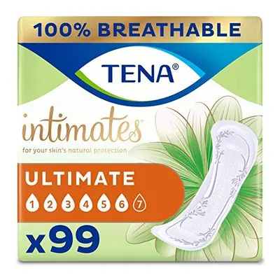 TENA Intimates Ultimate Absorbency Incontinence/Bladder Control Pad, Regular Length, Count (Pack