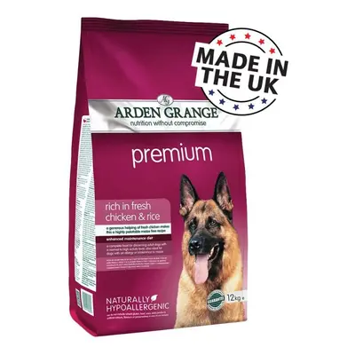 (12kg bag) Dry Dog Food Arden Grange Adult Premium Chicken Rice