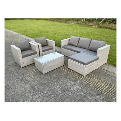 Fimous Lounge Outdoor PE Rattan Garden Furniture Set Wicker Sofa