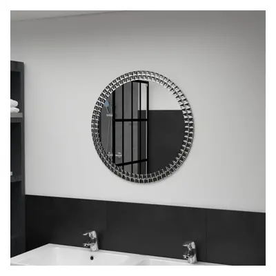 vidaXL Wall Mirror 60cm Tempered Glass Cosmetic Bathroom Makeup Vanity Decor