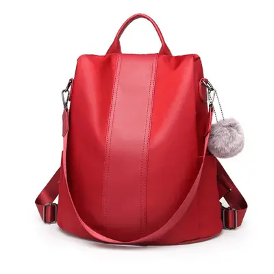 (Burgundy 1903) Faux Leather Women's Fashion Backpack