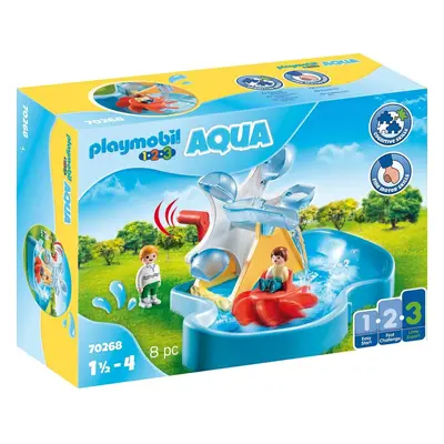 Playmobil Aqua Water Wheel Carousel Playset