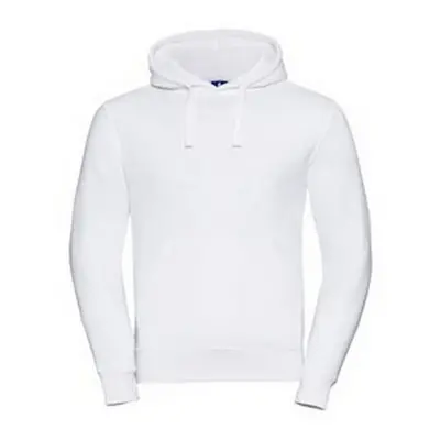 (L, White) Russell Mens Authentic Hoodie