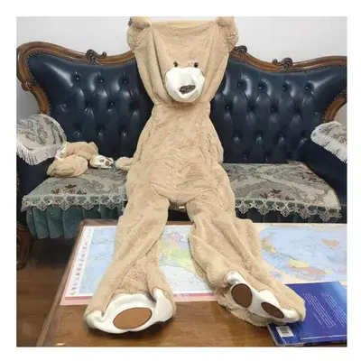 (260cm, ligth brown) 100-260cm Giant Unstuffed Empty Teddy Bear Skin Coat Soft Big Skin Shell Se