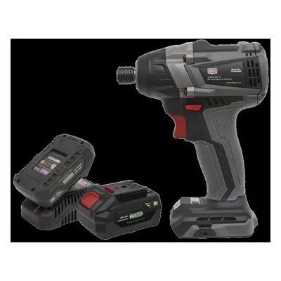 Brushless Impact Driver Kit 1/4"Hex 20V SV20 Series - Batteries