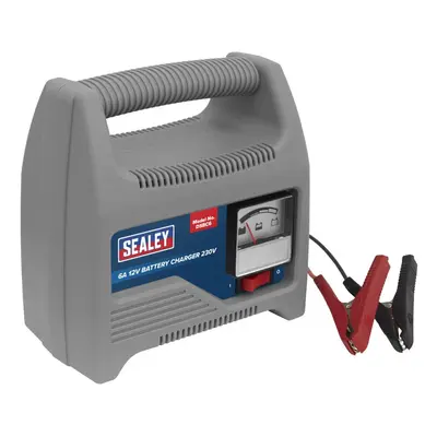 Sealey 12V Battery Charger 6A 230V DSBC6