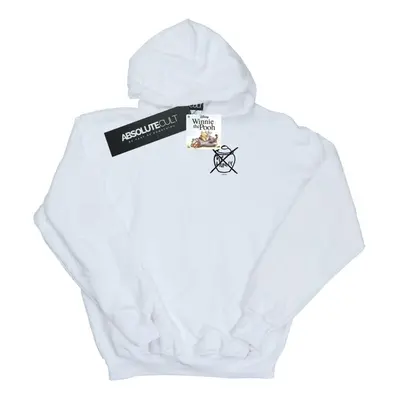 (L, White) Disney Mens Winnie The Pooh Not Honey Hoodie