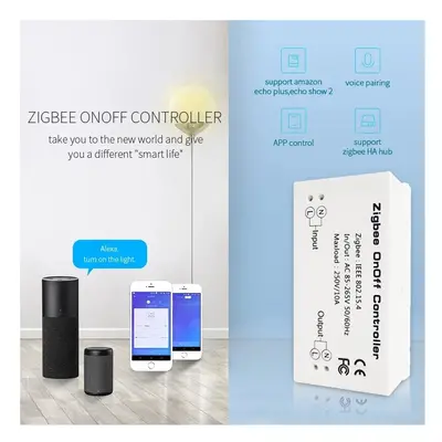 Smart Home WiFi Switch Remote Control Onoff Light Switch for Alexa Echos ZB HA Hub