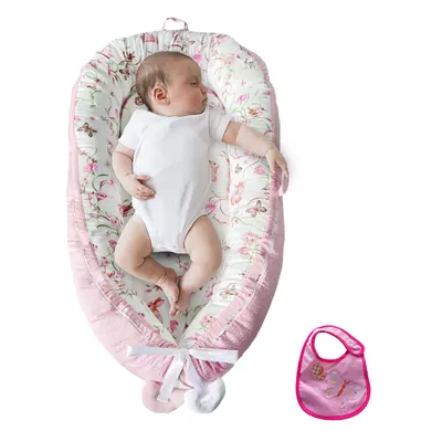 Baby Nest for Newborn and Baby Pod Cocoon Double Sided Baby Bassinet for Bed Lounger Nest Pod Co