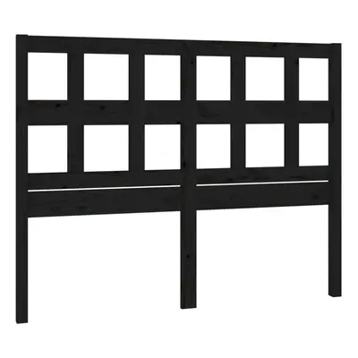 (black, 155.5 x x cm) vidaXL Bed Headboard Home Bedroom Decorative Bed Header Panel Solid Wood P