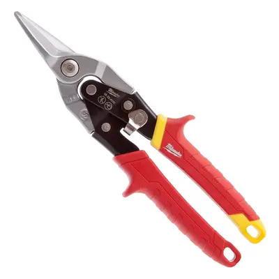 Milwaukee 48-22-4530 Metal Aviation Snips Straight Cut, Red