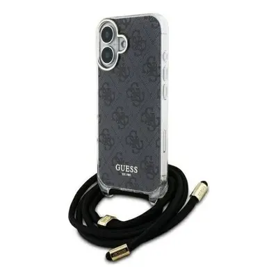 Guess Crossbody Cord 4G Print Case for iPhone 6.1" Black - GUHCP16SHC4SEK