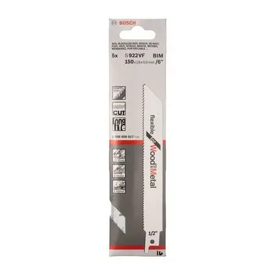 Bosch S922VF Sabre Saw Blades Pack [2608656017]